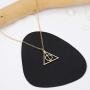 WMBDL Harry Potter Necklace Set Deathly Hallows Golden Snitch Necklace for Harry Potter Fans Gifts Collection or Decorations Magical Cosplay Costume Jewelry Accessories,18'' Chain (Golden)