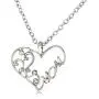 Luvalti Mom Heart Pendant Necklace - Personalized Jewelry Gift - Makes The Perfect Mom Gift