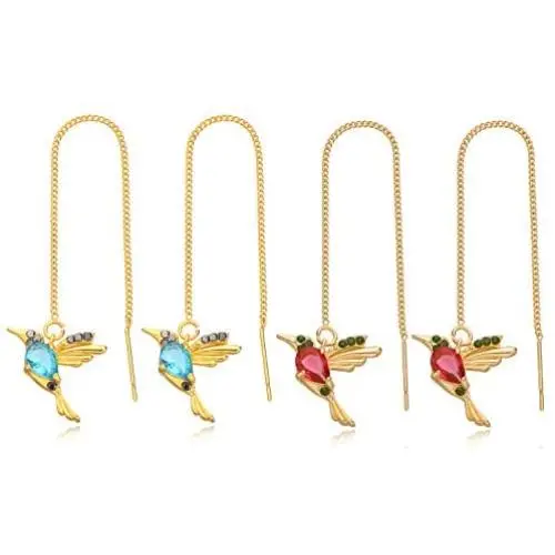 Hummingbird Earrings For Women Threader Earrings Dangle Drop Earrings Crystal Tassel Earrings Rhinestone Diamond Stud Earrings Thanksgiving Day Gift Fashion Jewelry For Women Girls 2 Pairs Hummingbird Earrings For Women Threader Earrings Dangle Drop Earrings Crystal Tassel Earrings Rhinestone Diamond Stud Earrings Thanksgiving Day Gift Fashion Jewelry For Women Girls 2 Pairs