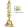 Antique Traditional Indian Polki Jhumka/Earring Bollywood Wedding Jewelry for Women. Antique Traditional Indian Polki Jhumka/Earring Bollywood Wedding Jewelry for Women.