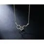 Rosa Vila Happiness Serotonin Molecule Necklace For Women, Happy Serotonin Necklace, Science Jewelry For Women, Ideal Necklaces For Teacher, Professor, Chemistry Grad, And Science Lovers Rosa Vila Happiness Serotonin Molecule Necklace For Women, Happy Serotonin Necklace, Science Jewelry For Women, Ideal Necklaces For Teacher, Professor, Chemistry Grad, And Science Lovers