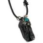 Mia Jewel Shop Natural Raw Rough Healing Gemstone Pendant Round Chrysocolla Stone Adjustable Necklace Mia Jewel Shop Natural Raw Rough Healing Gemstone Pendant Round Chrysocolla Stone Adjustable Necklace
