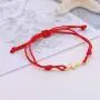 LIKGREAT Christian Cross Charm Handmade Braided Wax Cords Bracelet for Women