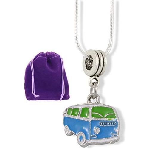 VW Bus Vehicle Necklace | Charm Snake Chain Necklace