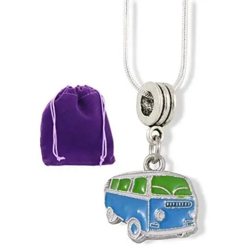 VW Bus Vehicle Necklace | Charm Snake Chain Necklace VW Bus Vehicle Necklace | Charm Snake Chain Necklace