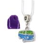 VW Bus Vehicle Necklace | Charm Snake Chain Necklace