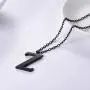 PROSTEEL Stainless Steel/Sterling Silver Initial Name Necklace, A to Z Initial Letter Personalized Necklaces for Men Women, Gold/Silver/Black Tone, 16''/20'' Adjustable, Come Gift Box