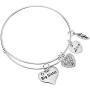 Infinity Collection Big Sister Bangle Bracelet for Women- Sister Jewelry- Big Sister Charm Bangle Bracelet, Big Sister Gifts for Women