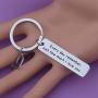 BEKECH Daughter Gift Daughter Keychain Every Day Remember Just How Much I Love You Daughter Jewelry Gift from Mom & Dad