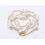 JYX Pearl Tin Cup Station Necklace White Baroque Freshwater Cultured Pearl Necklace JYX Pearl Tin Cup Station Necklace White Baroque Freshwater Cultured Pearl Necklace