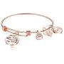Sister Friend Expandable Charm Inspirational Bangle Bracelets Always My Sister Forever My Friend