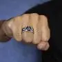 US Jewels Mens 0.925 Sterling Silver Irish Celtic Trinity & Triquetra Knots Ring Band US Jewels Mens 0.925 Sterling Silver Irish Celtic Trinity & Triquetra Knots Ring Band