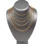 Paperclip Necklace and Bracelet Set, Chain Link Necklace & Chain Bracelet Matching Jewelry Set