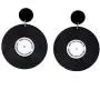 MIAIULIA Rock N Roll 1950s Womens Vinyl Record Earrings