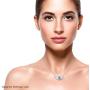 Shop LC Delivering Joy 925 Sterling Silver Mask Charms Pendant Diamond April Birthstone Simulated Gifts Fashion Jewelry for Women Nurses Doctors