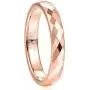 Greenpod 4MM Tungsten Carbide Rings Faceted Edge Dome Polished Rose Gold/Black Wedding Band Comfort Fit for Women Size 5-12 Greenpod 4MM Tungsten Carbide Rings Faceted Edge Dome Polished Rose Gold/Black Wedding Band Comfort Fit for Women Size 5-12