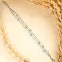 Sterling Silver Layered Bracelet for Women with Round Cut Simulated Diamond Sterling Silver Layered Bracelet for Women with Round Cut Simulated Diamond