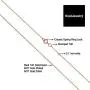 Kooljewelry 14k Rose Gold Dainty Rope Chain Necklace (0.7 mm) Kooljewelry 14k Rose Gold Dainty Rope Chain Necklace (0.7 mm)