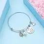 TzrNhm Blossom Godmother are a Blessing Thank You for Being Mine Bangle Bracelet Keyhain for Godmother Gifts TzrNhm Blossom Godmother are a Blessing Thank You for Being Mine Bangle Bracelet Keyhain for Godmother Gifts