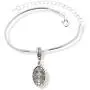 EPJ Catholic Gifts Saint St Benedict Medal San Benito Religious Jewelry Bracelet for Women Silver Plated Chain Charm Gifts Catholic Bracelet for Women Men Boys and Girls EPJ Catholic Gifts Saint St Benedict Medal San Benito Religious Jewelry Bracelet for Women Silver Plated Chain Charm Gifts Catholic Bracelet for Women Men Boys and Girls