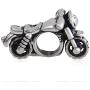 Motorcycle Charm - Authentic 925 Sterling Silver CZ Stone Beads - Fit DIY Charms