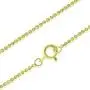 Michael Zweig Sterling Silver Rolo Chain 1.0mm Thick with Spring Ring Italy Tag