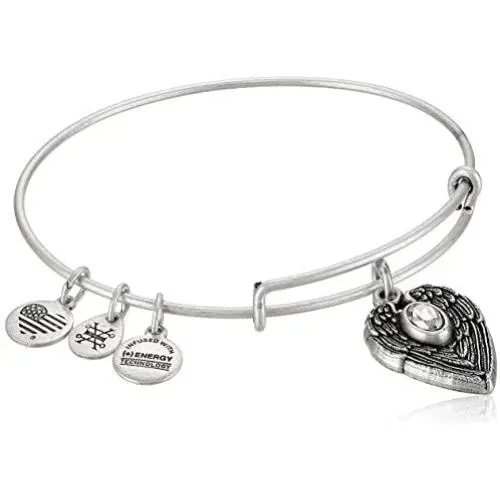 Alex and Ani ''Path of Symbols'' Guardian Angel Expandable Wire Bangle Charm Bracelet Alex and Ani ''Path of Symbols'' Guardian Angel Expandable Wire Bangle Charm Bracelet