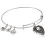 Alex and Ani ''Path of Symbols'' Guardian Angel Expandable Wire Bangle Charm Bracelet