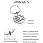 WSNANG Dog Lover Gift Dogs and Wine Make Life Better Keychain Gift for Veterinarian, Dog Mom, Dog Dad, Animal Rescue or Vet Tech