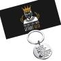 WSNANG Inspirational Feminist Jewelry RBG Quote I Ask No Favors for My Sex All I Ask for Our Brethren is That They Take Their Feet Off Our Necks RBG Keychain