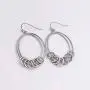SELOVO Hook Fishhook Dangle Earrings Funky Bohemian Art Decp Jewelry Silver Tone SELOVO Hook Fishhook Dangle Earrings Funky Bohemian Art Decp Jewelry Silver Tone
