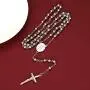 FaithHeart Catholic Rosary Beads Necklace, Holy Saint Michael/Christopher/Virgin Mary/Saint Benedict Medal with Cross Crucifix Pendant, 6MM Beads 26-28 Inches Chain (Send Gift Box) FaithHeart Catholic Rosary Beads Necklace, Holy Saint Michael/Christopher/Virgin Mary/Saint Benedict Medal with Cross Crucifix Pendant, 6MM Beads 26-28 Inches Chain (Send Gift Box)