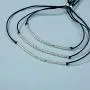 Morse Code Bracelet for Women Men - 14K White Gold Plated Fuck Off Morse Code Bracelets, Black Silk Cord Bracelets Zero Fucks Given Bracelet Friendship Best Friend Bracelets Jewelry Gifts for Her