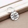 FAADBUK Funny Browns Fan Gift Believe in Brady Keychain Football Sports Fan Jewelry Tom Brady Fan Gift for Family Friend