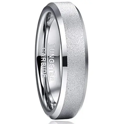 TUNGSTORY Womens Mens 4mm 6mm 8mm Tungsten Carbide Wedding Band Rings Sandblasted Finish Comfort Fit Size 5 to 12 TUNGSTORY Womens Mens 4mm 6mm 8mm Tungsten Carbide Wedding Band Rings Sandblasted Finish Comfort Fit Size 5 to 12