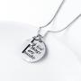 925 Sterling Silver Faith Hope Religious Jewelry Cross Necklace With God All Things Are Possible Inspirational for Women Girls Teens
