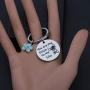 MAOFAED Best Friend Keychain Friendship Gift Cartoon Lover Gift Birthday Gift Friendship Keychain Gift for BFF