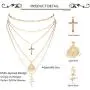 FIBO STEEL 16 Pcs Layered Choker Necklaces Vintage Knuckle Rings Set for Women Tag Coin Cross Crucifix Pendant Necklace Stackable Midi Finger Ring Jewelry Set FIBO STEEL 16 Pcs Layered Choker Necklaces Vintage Knuckle Rings Set for Women Tag Coin Cross Crucifix Pendant Necklace Stackable Midi Finger Ring Jewelry Set