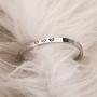 CENWA BiSexual Jewelry Bi Pride Heart Cuff Bracelet Bi Pride Jewelry Bisexual Gift Queer Pride Gifts