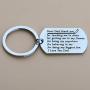 BEKECH Hockey Dad Gifts Ice Hockey Keychain Sport Dad Thank You Gift Dear Dad Thank You for Teaching Me to Skate Fathers Day Hockey Gifts for Dad from Daughter Son