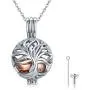 Cremation Jewelry for Ashes 925 Sterling Silver Tree of Life Urn Necklace of Ashes Memorial Keepsake Family Jewelry Gifts for Women