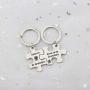 HOLLP Pregnancy Gift New Mom New Dad Puzzle Piece Keychain Set Soon to Be Mommy/Daddy Jewelry Gift for New Mommy Dad