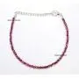 Purple Garnet Necklace Free Bracelet Gemstone Beaded Necklace January Birthstone Garnet Rhodolite Garnet Necklace Garnet Gemstone Jewelry.