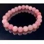 Skye Jewelry Pink Quartz Semi Precious Gemstone Round Bead Chakra Bracelet Skye Jewelry Pink Quartz Semi Precious Gemstone Round Bead Chakra Bracelet