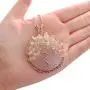Top Plaza Healing Crystal Rose Quartz Stone Pendant Necklace Tree of Life Wire Wrapped Necklaces Handmade Reiki Gemstone Jewelry for Womens Top Plaza Healing Crystal Rose Quartz Stone Pendant Necklace Tree of Life Wire Wrapped Necklaces Handmade Reiki Gemstone Jewelry for Womens