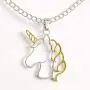 Happy Kisses Unicorn Necklace – Unicorn Pendant – Gold & Silver – Message Card - Kids & Women Happy Kisses Unicorn Necklace – Unicorn Pendant – Gold & Silver – Message Card - Kids & Women