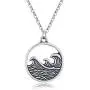 Rosa Vila Vintage Round Wave Necklace, Ocean Jewelry for Women, Ocean Necklace, Go with The Waves Beachy Necklaces