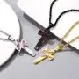 PROSTEEL Baseball Design Cross Pendant Necklace for Men Women, Black/Gold Plated Stainless Steel, Custom Name Number, 22''-24'' Adjustable, Come Gift Box
