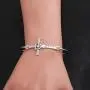 Zuo Bao Christian Cross Bracelet God is Greater Than The Highs and Lows Bangle Bracelet Crystal Cross Beacelet Inspirational Religious Gift Zuo Bao Christian Cross Bracelet God is Greater Than The Highs and Lows Bangle Bracelet Crystal Cross Beacelet Inspirational Religious Gift