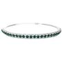 Rosemarie Collections Womens Triple Row Crystal Statement Choker Necklace